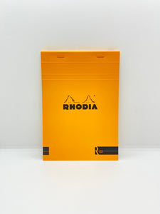 Rhodia "R" Stapled A5 Notepad #16 Blank Orange