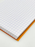 Rhodia Stapled Notepad #8 Graph Orange