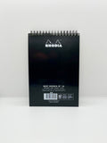 Rhodia Wirebound A5 Notepad #16 Dot Grid Black