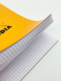 Rhodia Stapled Notepad #8 Graph Orange