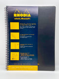 Rhodia Wirebound A4 Notebook #18 Dot Grid Black