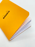 Rhodia Staplebound A5 Notebook Graph Orange