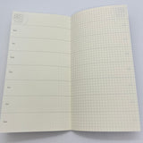 Traveler's Notebook Regular Refill 019 Free Diary (Weekly + Memo)