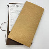 Traveler's Notebook Regular Refill 020 Kraft Paper Folder