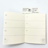 Traveler's Notebook Passport Refill 007 Free Diary (Weekly)