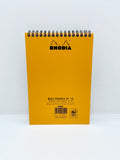 Rhodia Wirebound A5 Notepad #16 Lined Orange