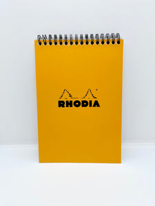 Rhodia Wirebound A5 Notepad #16 Lined Orange
