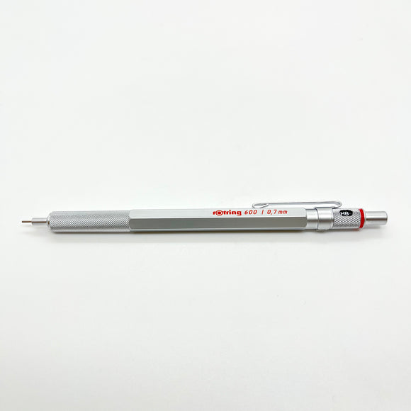 Rotring 600 Mechanical Pencil 0.7mm Silver