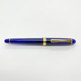 Platinum #3776 Century Fountain Pen Chartres Blue with Gold Trim