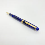 Platinum #3776 Century Fountain Pen Chartres Blue with Gold Trim