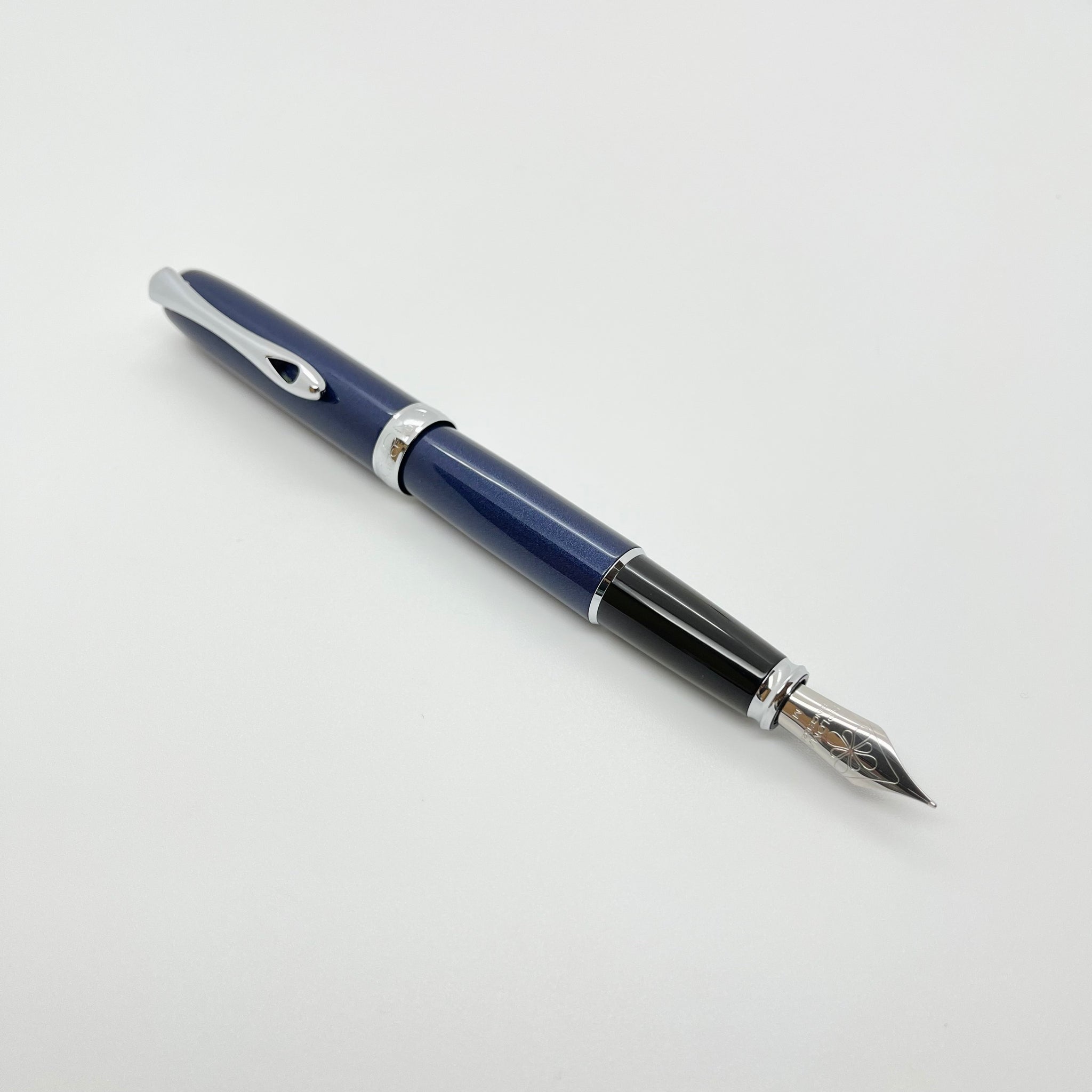 Diplomat Excellence A2 Druckbleistift 0,7 Mm – Mitternachtsblau/Chrom, Handgefertigt In Deutschland, Mit Federclip