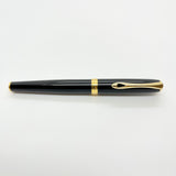 Diplomat Excellence A2 Fountain Pen Black Lacquer Gold Trim