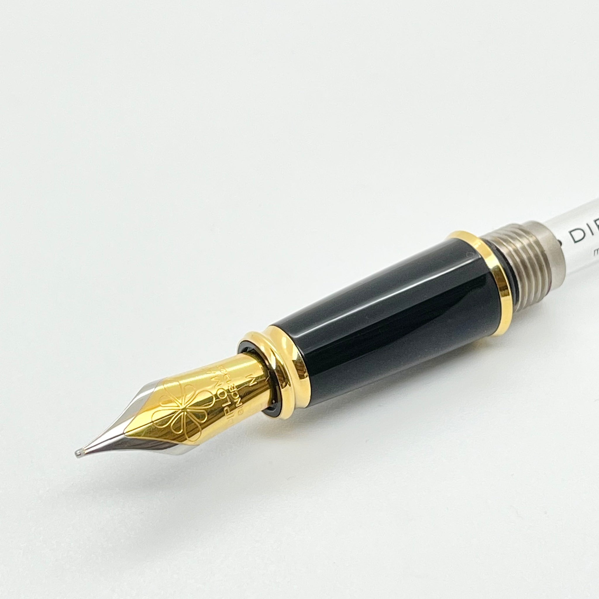 Diplomat Excellence A2 Fountain Pen Black Lacquer Gold Trim – Reid
