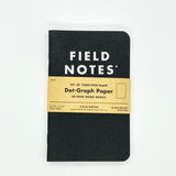 Field Notes Pitch Black Memo Book Dot-Graph