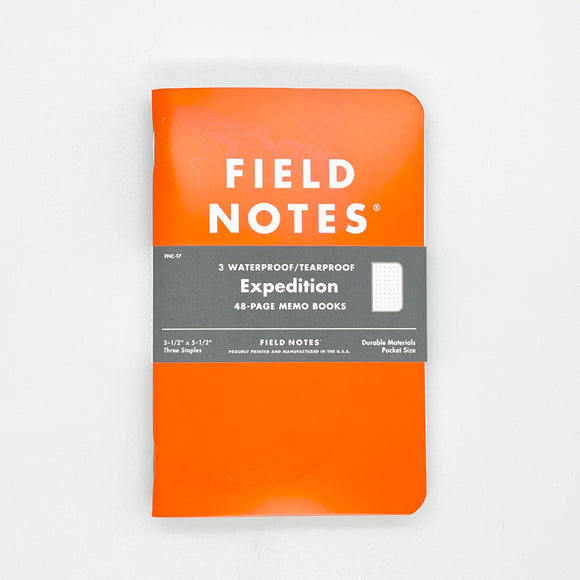 Field Notes Expedition Waterproof Notebook