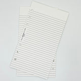 Filofax Personal White Ruled Notepaper