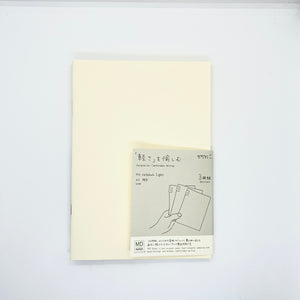Midori MD Notebook Light A5 Lined (3-Pack)