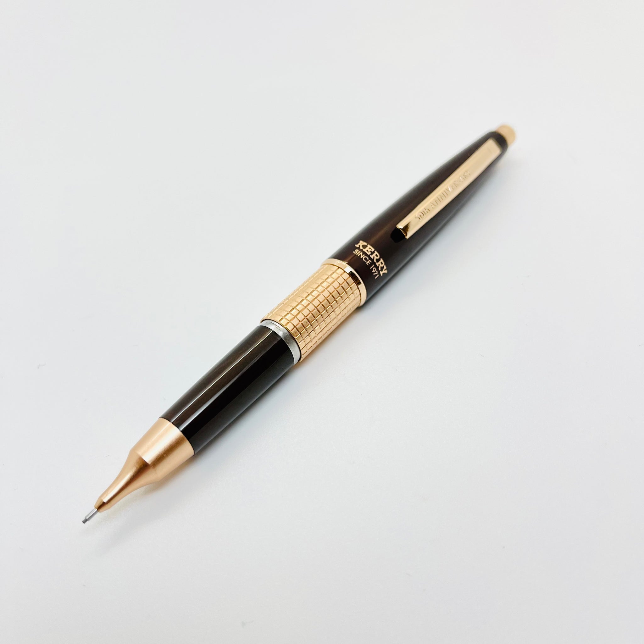 Pentel Kerry Pencil Brown RoseGold Trim 0.5mm (50th Anniversary