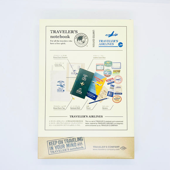 Traveler's Notebook Regular Airlines Set (Limited Edition)
