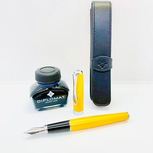 Diplomat Excellence A2 Fountain Pen Yellow Gift Set (Limited Edition)