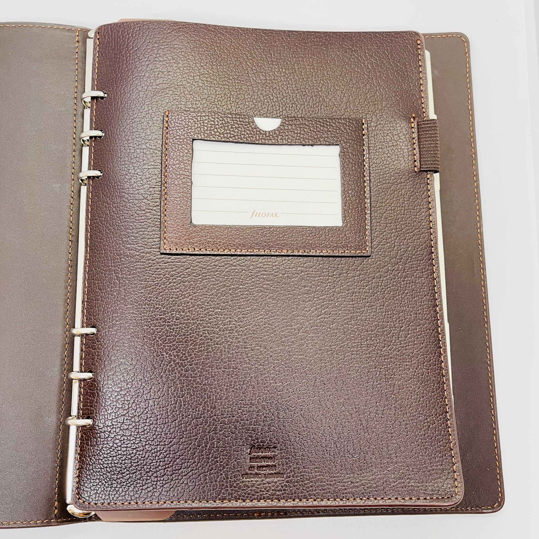 Filofax Heritage A5 Compact Organizer Brown – Reid Stationers