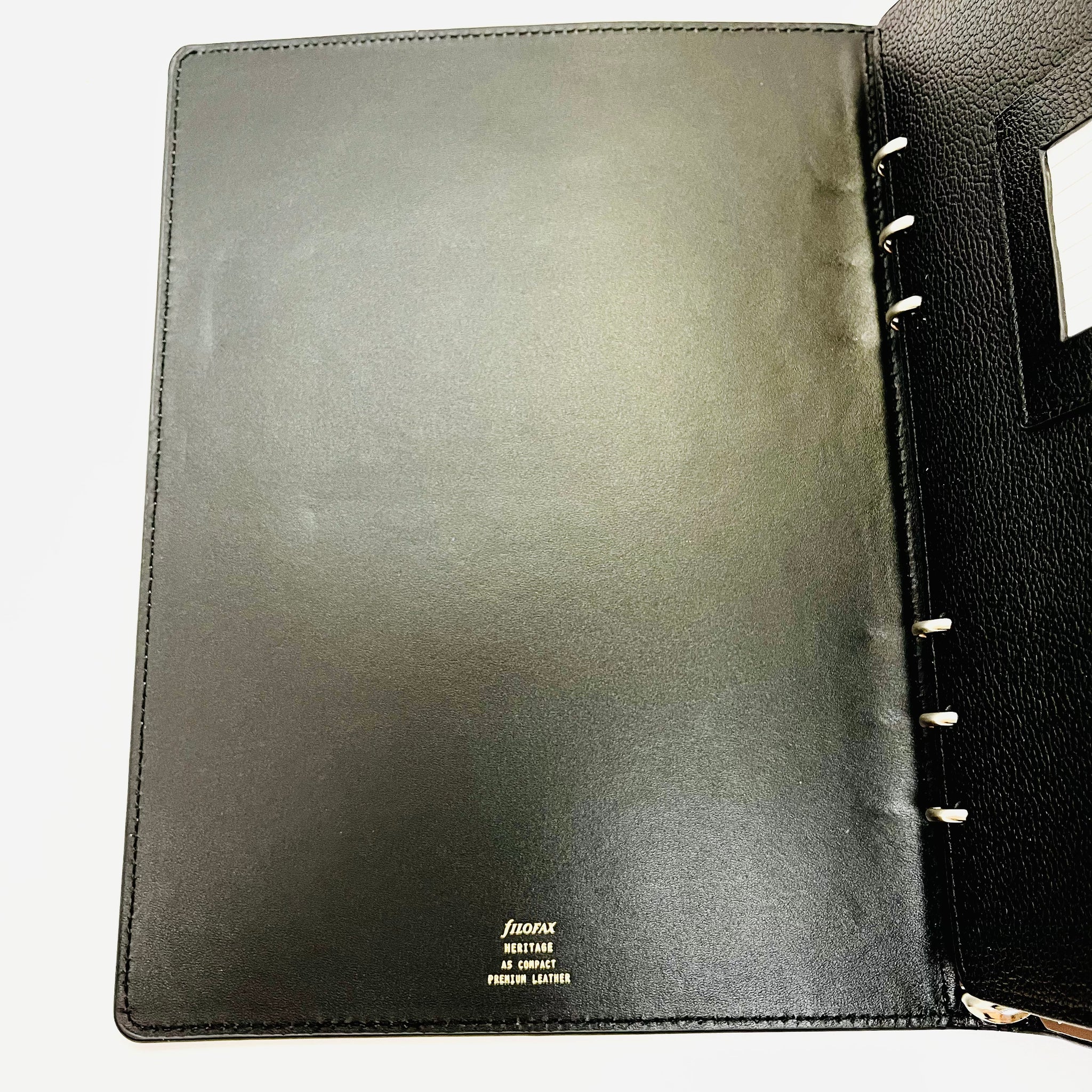 Filofax Heritage A5 Compact Organizer Black – Reid Stationers